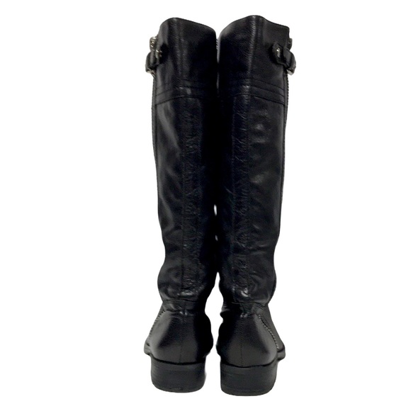 SOLD FRANCO SARTO Panko Leather Knee-High Boots - Picture 2 of 13